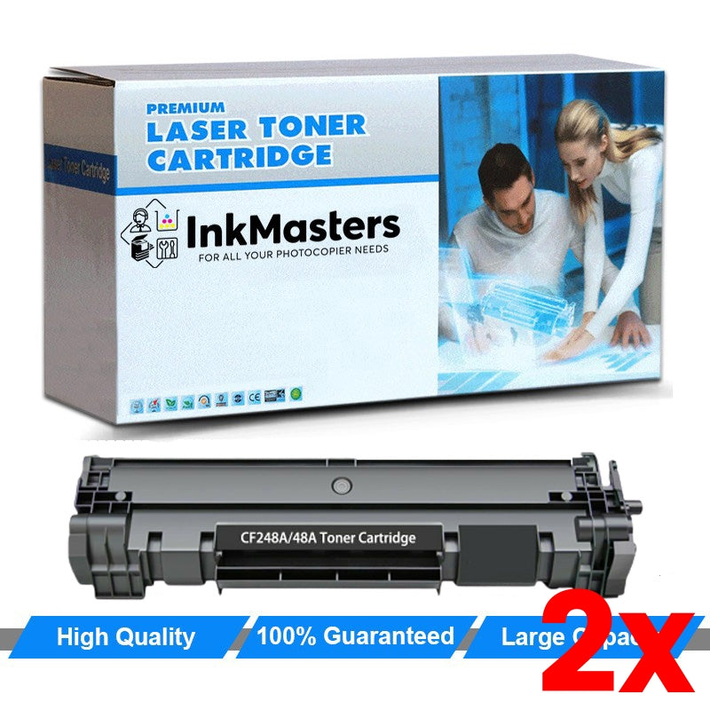 2 X HP 48A CF248A Compatible Toner Cartridge - 1,000 Print