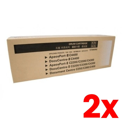 2 X Fuji Xerox CT350352 Compatible Imaging Drum Cartridge [R1] [R2] [R3] [R4] C2200 /C3300 /C4300 /C4400 - 35,000 Page