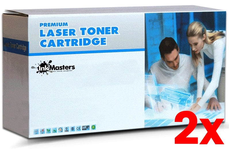 2 X HP 81X CF281X Compatible Toner Cartridge M605,M606,M630 25,000 Print