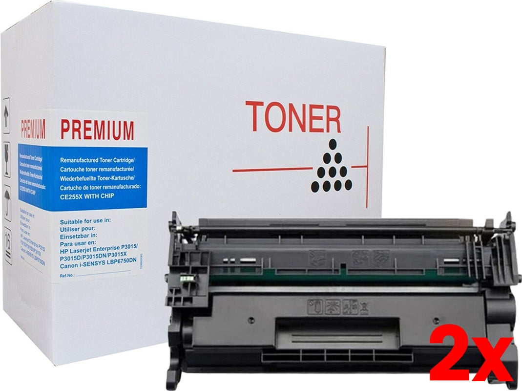 2 X White Box HP 76X CF276X Black Toner Cartridge 10,000 Page