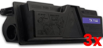 3 X Kyocera TK1144 Toner Kit Compatible 7,200 Prints
