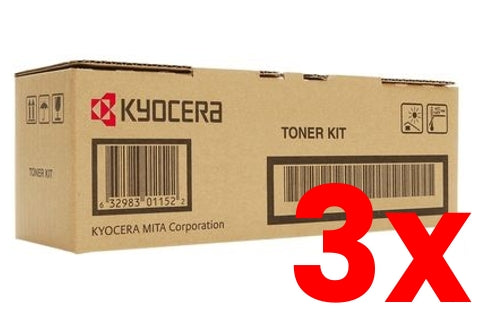 3 X Genuine Kyocera TK3174 Black Toner kit 15,500 Print