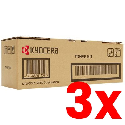 3 X Genuine Kyocera TK-7314 Black Toner Kit 15000 Page