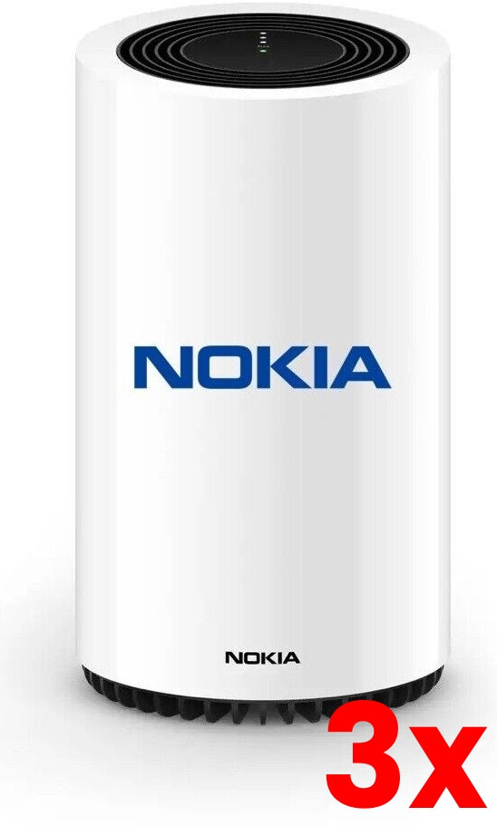 3 X Nokia FastMile 5G WiFi Broadband Modem Gateway 3.2 Router White (5G15-12W-A) 6 Months Warranty