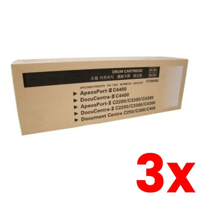 3 X Fuji Xerox CT350352 Compatible Imaging Drum Cartridge [R1] [R2] [R3] [R4] C2200 /C3300 /C4300 /C4400 - 35,000 Page