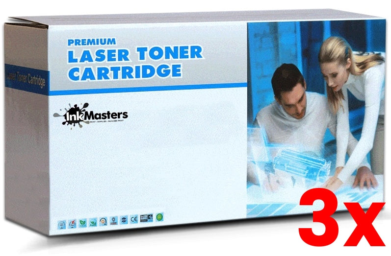 3 X HP 81X CF281X Compatible Toner Cartridge M605,M606,M630 25,000 Print