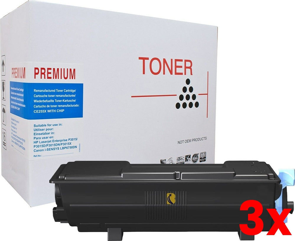 3 X White Box Kyocera TK3174 Toner Kit - 15,500 Print