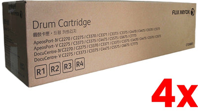 4 X *SALE!* Genuine Fuji Xerox CT350851 Imaging Drum Cartridge [R1][R2][R3][R4] (CT350806)
