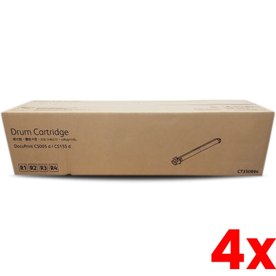 4 X Fuji Xerox CT350894 Compatible Imaging Drum [R1] [R2] [R3] [R4] - DocuPrint C5005D 70000 Page
