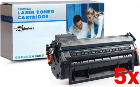 5 X HP 80X CF280X Black Toner Cartridge Compatible 6,900 Prints