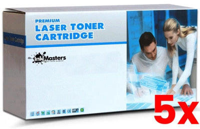 5 X Kyocera TK1129 Black Compatible Toner Kit 2,100 Prints