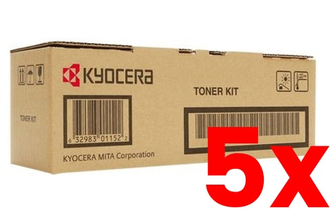 5 X Genuine Kyocera TK3174 Black Toner kit 15,500 Print