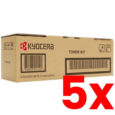 5 X Genuine Kyocera TK-7314 Black Toner Kit 15000 Page