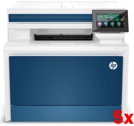 5 X HP Color LaserJet Pro MFP 4301dw Colour Multifunction Printer - Wifi - Duplex Print - 4RA80F