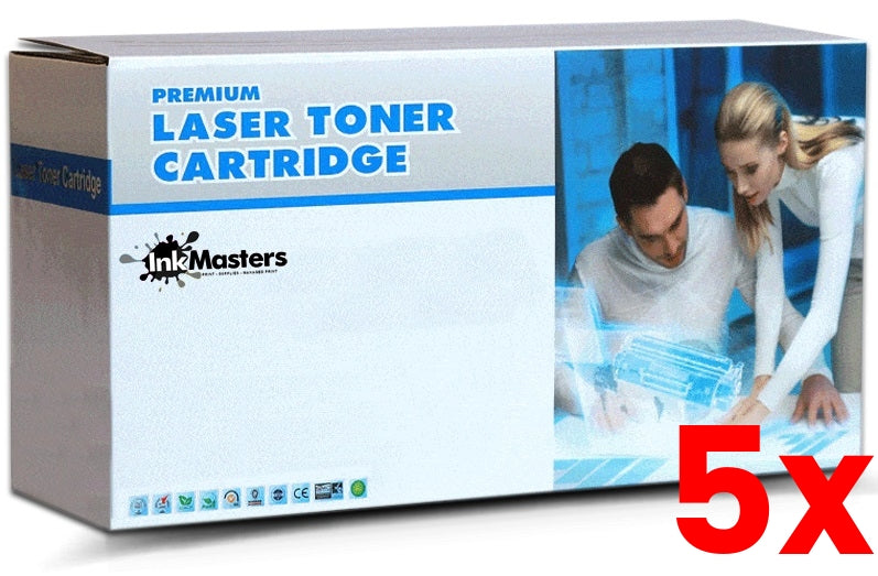 5 X HP 81X CF281X Compatible Toner Cartridge M605,M606,M630 25,000 Print