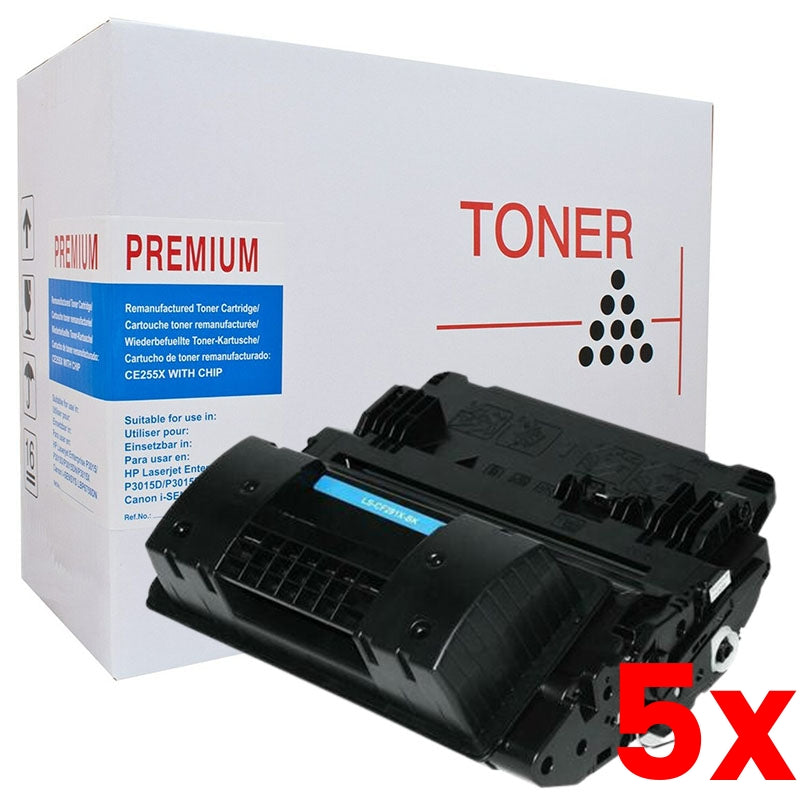 5 X White Box HP 81A CF281A Black Toner Cartridge M605,M606,M630 10,500 Page