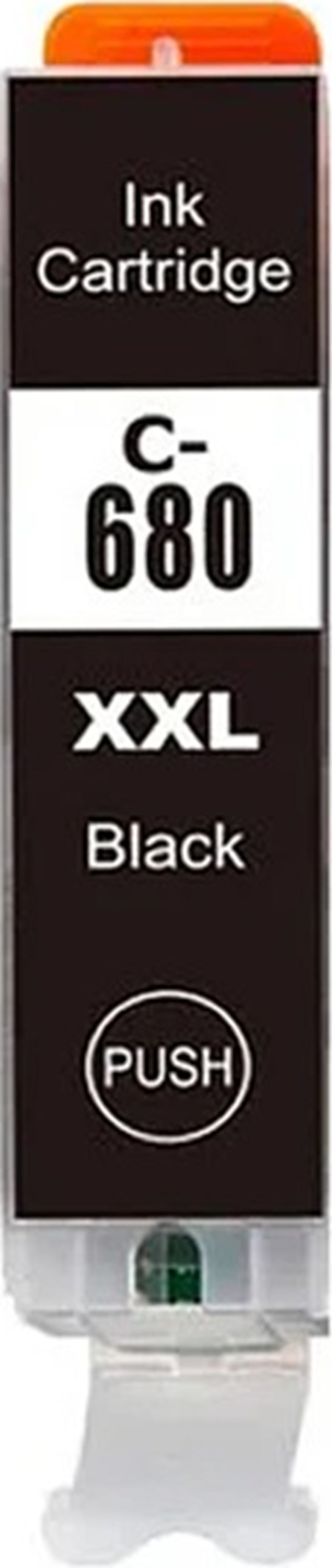 Canon PGI-680XXLBK Extra High Yield Compatible Black Ink Cartridge 600 Print