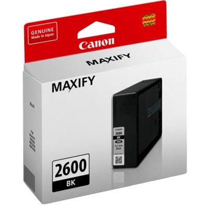 Canon PGI2600BK Black Genuine Ink Cartridge 1,000 Print