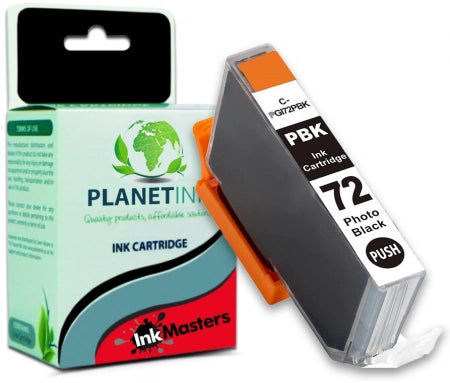 Canon PGI72PBK Photo Black Compatible Ink Cartridge 44 Prints
