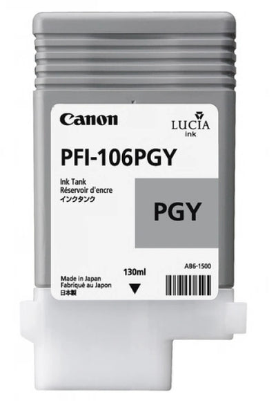 Canon PFI106PGY Photo Grey Genuine Ink Cartridge 130ml