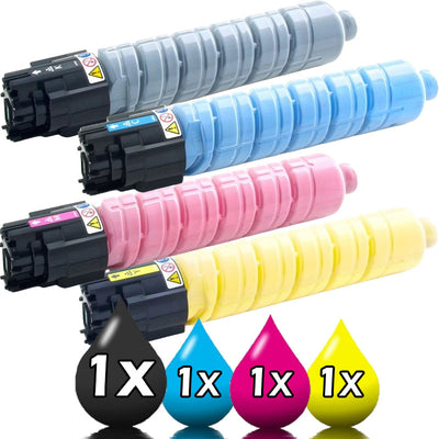 4 Pack Ricoh SPC430DN Compatible Toners [821074-821077] 1BK,1C,1Y,1