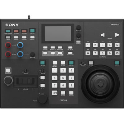 PTZ Camera Remote Controller  3 Dials  12 VDC  0.6A  100 IP Connections  JEITA type 4 (DC IN 12V)
