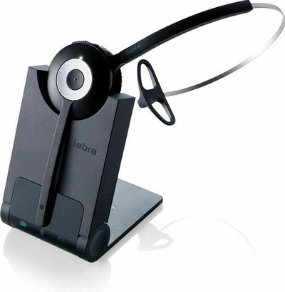 Jabra PRO 930 MONO Wireless Headset, Charger Base, AC Adapter, Interface Cable Refurbished