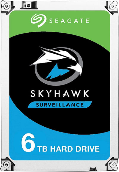 SEAGATE SKYHAWK 6TB SURVEILLANCE180TB/YR 256MB 7200RPM 3YRS WARRANTY