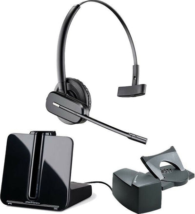 Plantronics C054A CS540A Wireless Headset, Base, AC Charger, Phone Cable, HL10 Lifter Refurbished