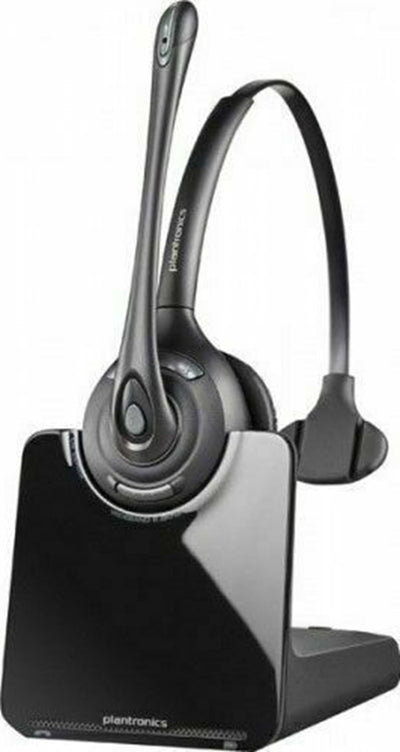 Plantronics C052A CS520 MONO Wireless Headset, Base, AC Adapter, Phone Cable, NEW Pad Refurbished