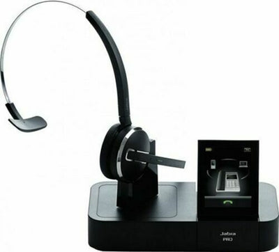 Jabra PRO 9450 MONO Wireless Headset, Charger Base, AC Adapter, Phone Interface Cable Refurbished