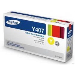 Genuine Samsung CLTY407S Yellow Toner Cartridge CLP320N/CLP325/CLX3180/CLX3185 1,000 Print