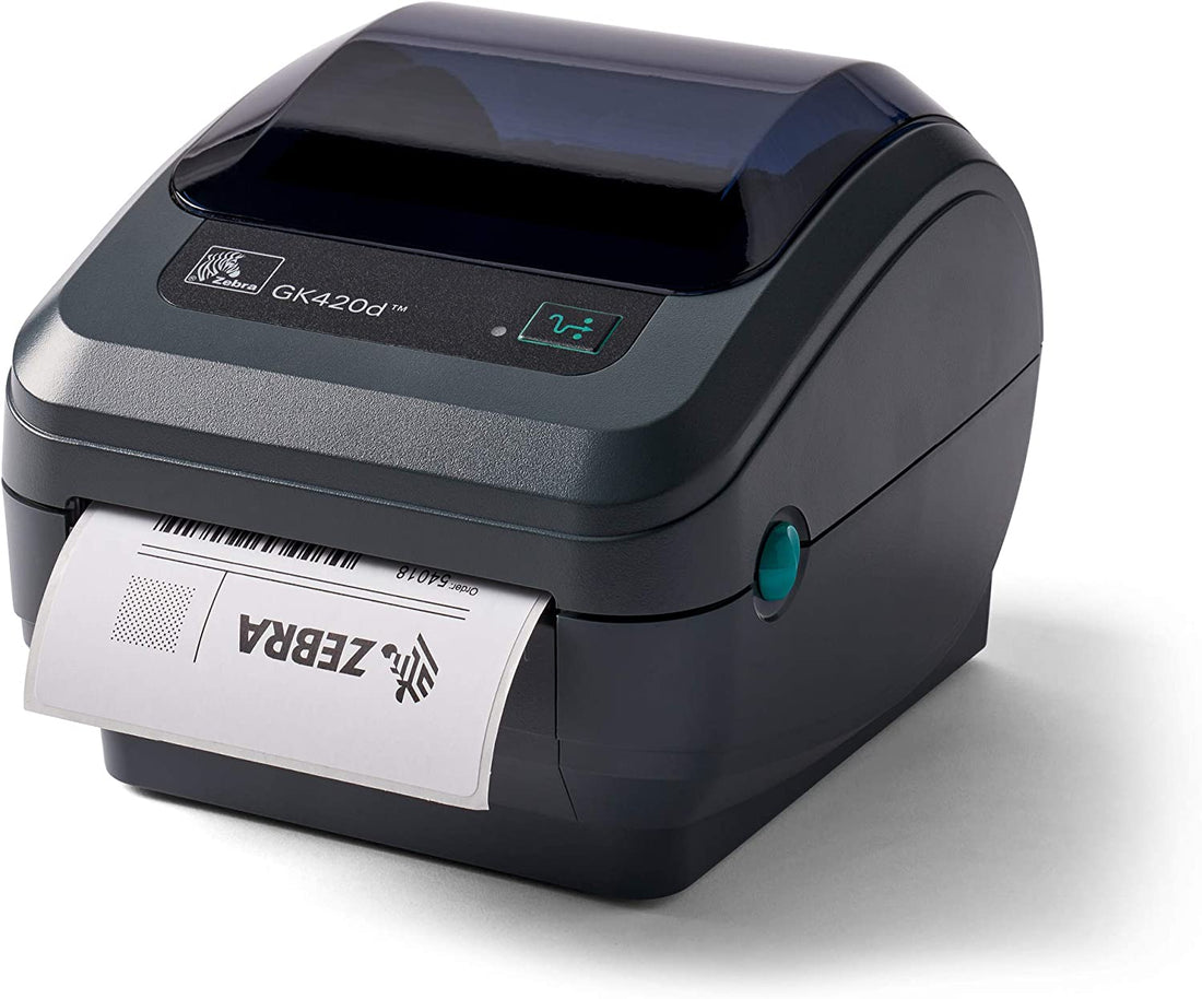 Second-Hand Zebra GK420D Direct Thermal Desktop Label Printer, 203DPI, USB & Parallel 872P