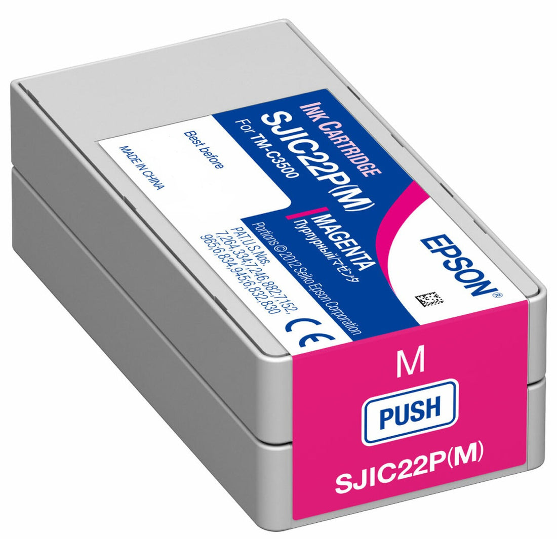 Genuine Epson SJIC22P(M) Magenta Ink Cartridge (C33S020582)