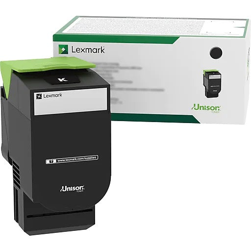 Genuine Lexmark 70C8XKE Extra High Yield Black Toner Cartridge 8,000 Page