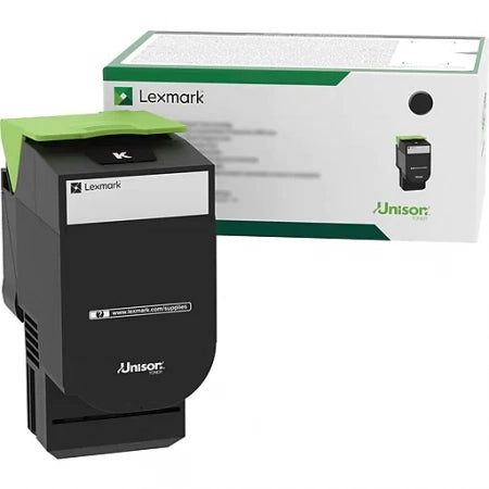 Genuine Lexmark 80C8XKE Extra High Yield Black Toner Cartridge 8,000 Pages