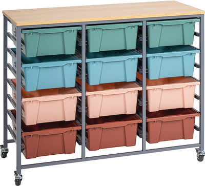 Triple Tote Tray Trolley Kit Desert Colours of Australia