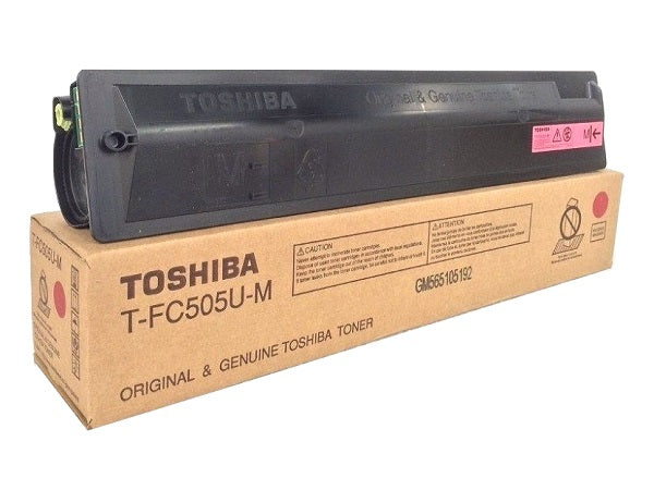 Genuine Toshiba TFC505M Magenta Toner Cartridge 2505AC,3005AC,3505AC,4505AC,5005AC 33,600 Print