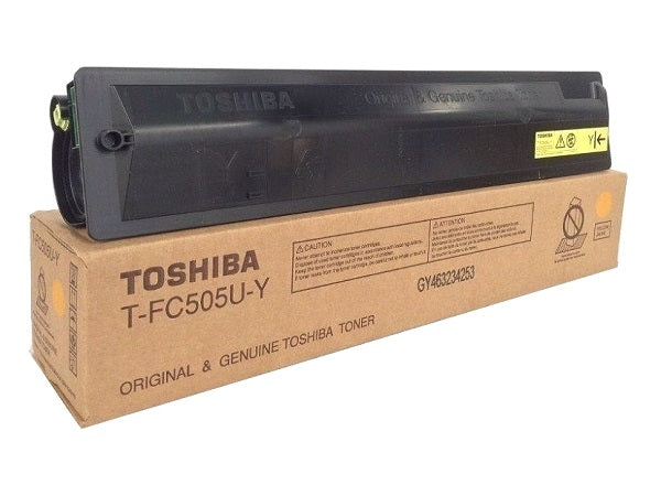 Genuine Toshiba TFC505Y Yellow Toner 2505AC 3005AC 3505AC 4505AC 5005AC 33,600 Print