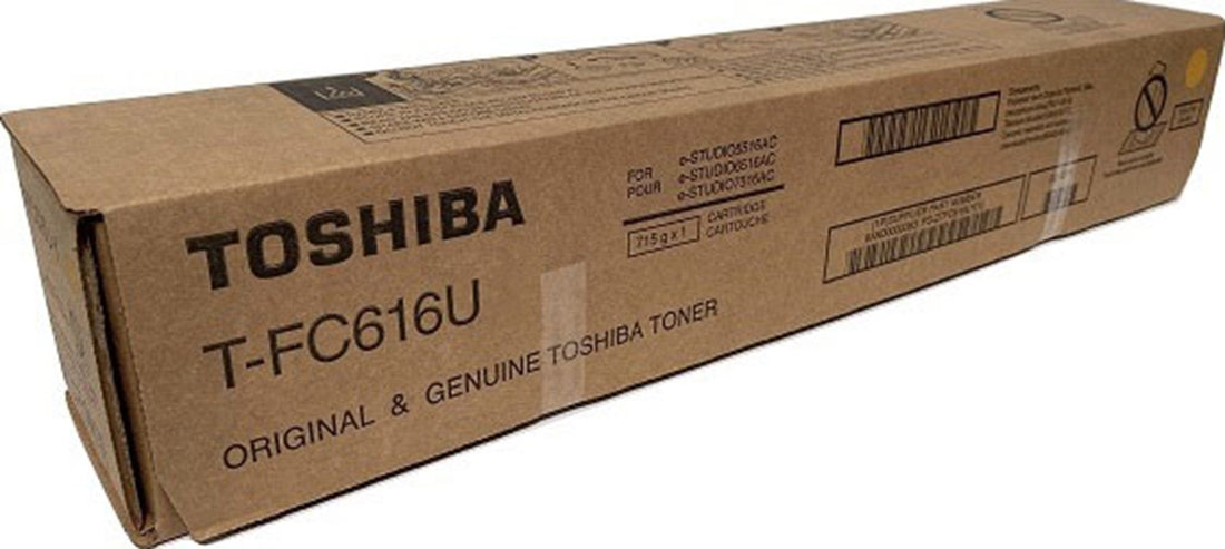 Genuine Toshiba T-FC616P-Y Yellow Toner Cartridge