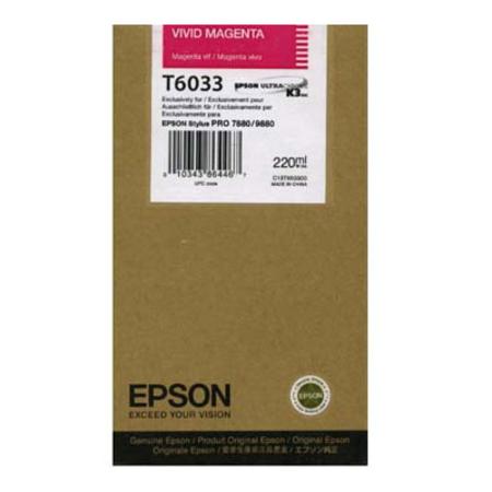 Epson T6033 C13T603300 Magenta Genuine Ink Cartridge 220ML [End Of Life]