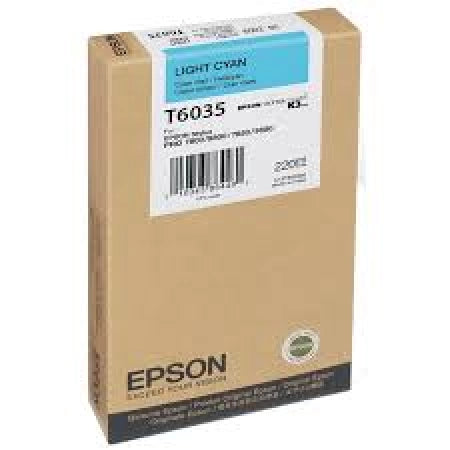 Epson T6035 C13T603500 Light Cyan Genuine Ink Cartridge 220ML