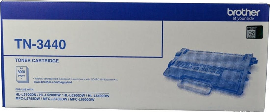 Genuine Brother TN3440 Black Toner Cartridge 8,000 Page