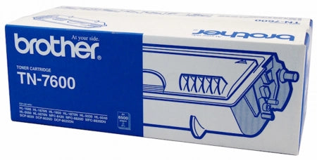 Brother TN7600 Black Genuine Toner Cartridge 6.5K Print Yield