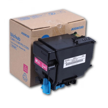Genuine Konica Minolta TNP49M Magenta Toner Cartridge A95W390 12,000 Pages
