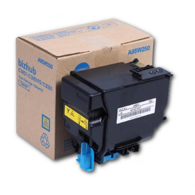 Genuine Konica Minolta TNP49Y Yellow Toner Cartridge A95W290 12,000 Pages