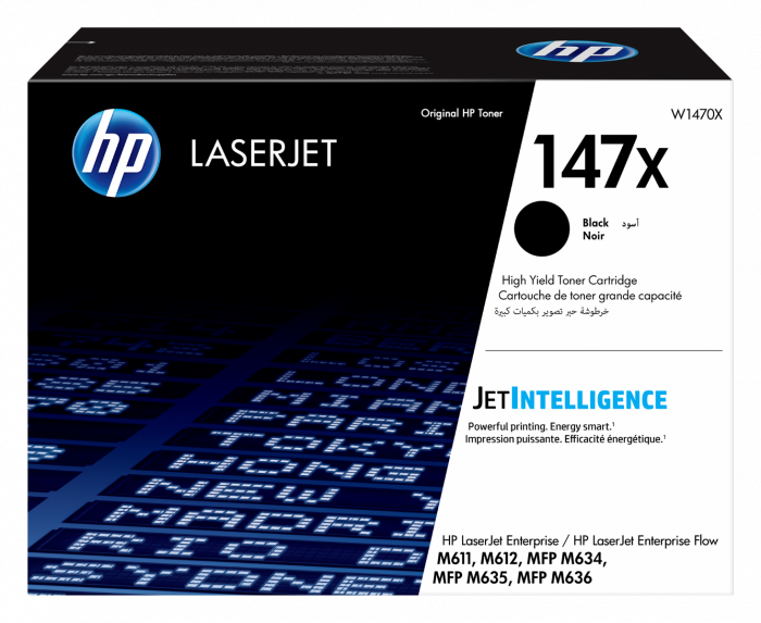 Genuine HP 147X W1470X High Yield Toner Cartridge 25,200 Page