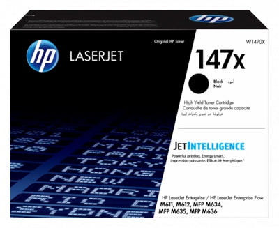 Genuine HP 147X W1470X High Yield Toner Cartridge 25,200 Pages